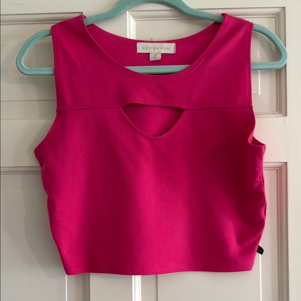 Nicki Minaj Pink Crop Top M